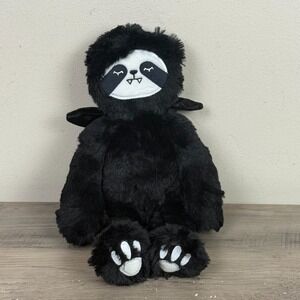 Slumberkins Vlad Sloth Plush Limited Edition Black 12" HTF Stuffed Animal Cape